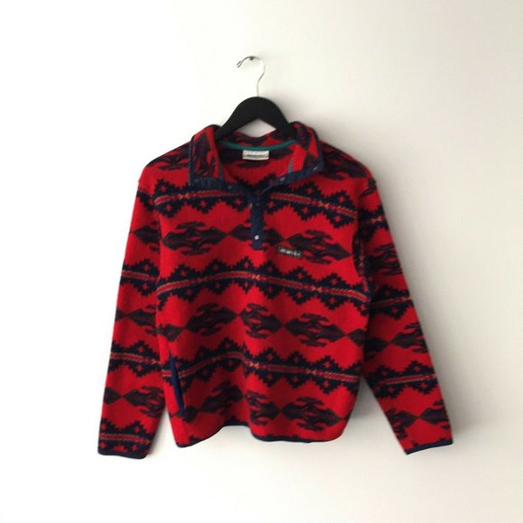 Obermeyer Tops - Obermeyer Aztec Pullover Sweatshirt Long Sleeve S